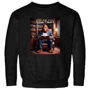 Discover Bigfoot Reading in the Library Sasquatch - What Sweatshirts