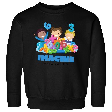 Discover Imagine Math Fun – Colorful Kids Learning Design Sweatshirts