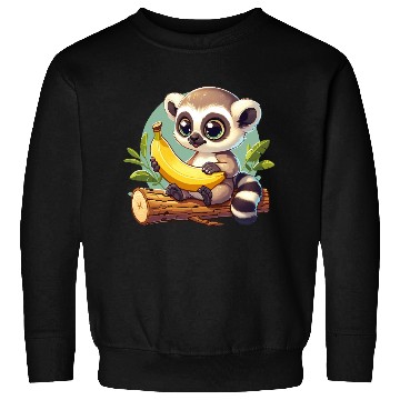 Discover Raccoon with a banana Sweatshirts