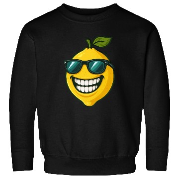 Discover Cool lemon sunglasses summer fruit smile Sweatshirts