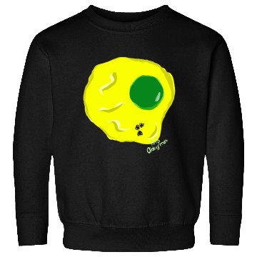 Discover Yellow and green fried egg and flies Sweatshirts