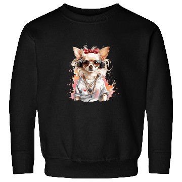 Discover Bling Chihuahua Sweatshirts