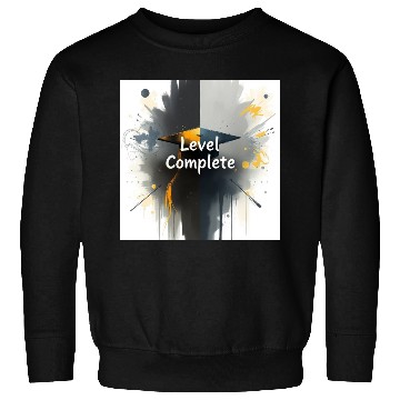 Discover Level Complete – Gamer Style Graduation Sweatshirts