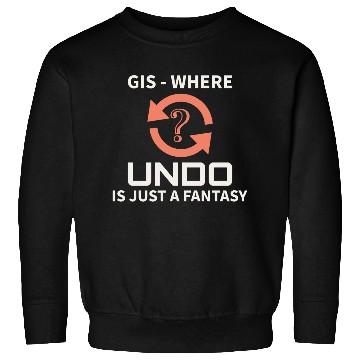 Discover GIS Undo Fantasy Data Mapping Errors Sweatshirts
