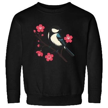 Discover Cherry Blossom Bird - Spring Serenity Art Sweatshirts