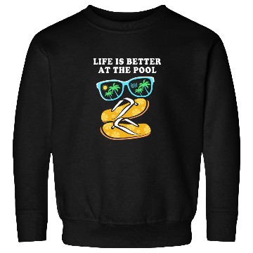 Discover Pool Party Squad Summer Swimming Sweatshirts