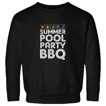 Discover Summer Pool Party BBQ Squad Sweatshirts