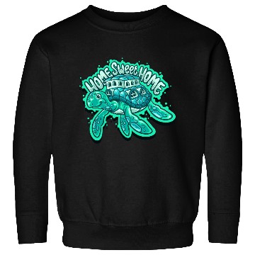 Discover Home Sweet Home Turtle – Cute Ocean Animal Sweatshirts