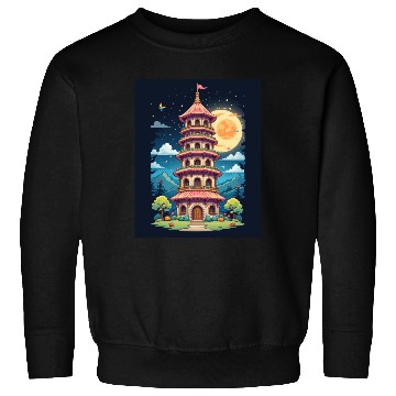 Discover Twilight Temple Glow Sweatshirts