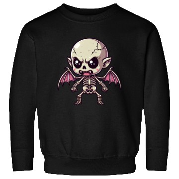 Discover Cute Vampire Skeleton – Bat-Winged Monster Sweatshirts
