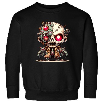 Discover Spiked Bone Monster – Creepy Skeleton Beast Sweatshirts