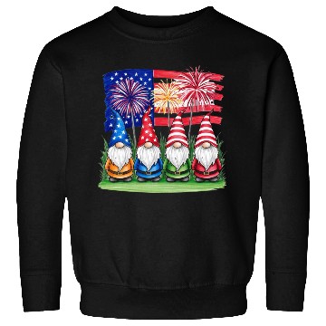 Discover Patriotic Gnomes Fireworks American Flag Sweatshirts