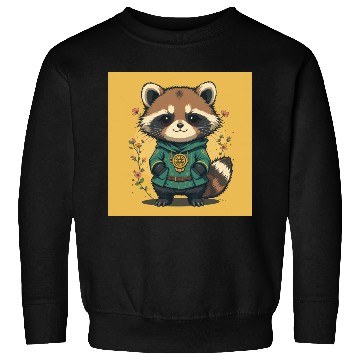 Discover Forest Guardian Raccoon Sweatshirts