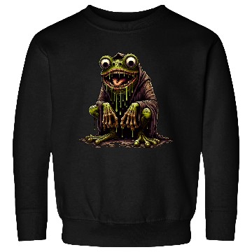 Discover Slime Toad Monster – Creepy Hooded Swamp Creature Sweatshirts