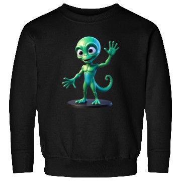 Discover green alien Sweatshirts