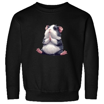 Discover Prayerful Guinea Pig Animal Zen Sweatshirts