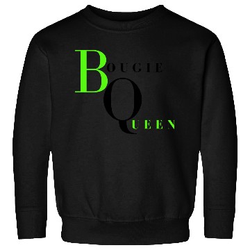Discover Bougie Queen Lime&Black Sweatshirts