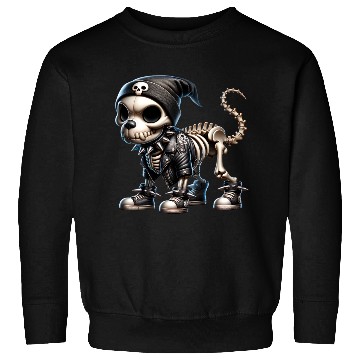 Discover Bone Punk Pup – Undead Street Dog Sweatshirts