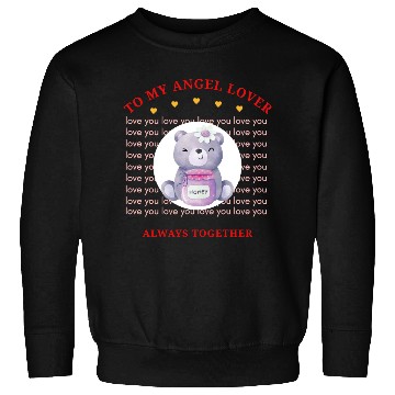 Discover Angel Lover | Cute Bear Love Sweatshirts