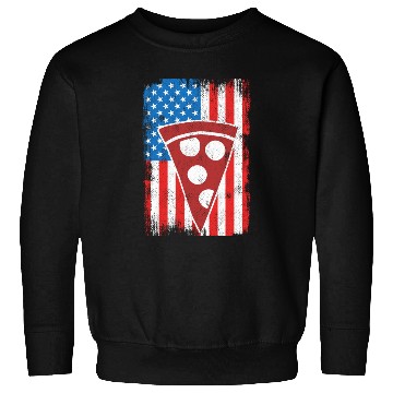 Discover 4th Of July US Pizza Sweatshirts