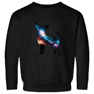 Discover Galaxy Chihuahua Silhouette Sweatshirts