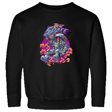 Discover Beat Space – Cosmic DJ Astronaut Vibes Sweatshirts