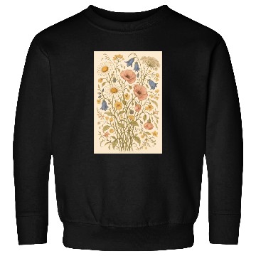Discover Summer Wild Flowers Sweatshirts