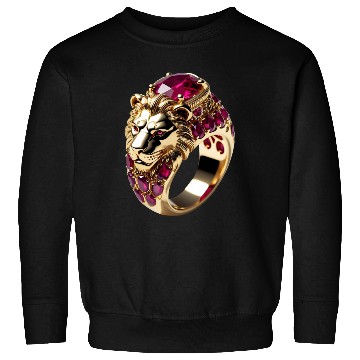Discover Regal Lion Ruby Ring – Royal Gold Jewelry Design Sweatshirts