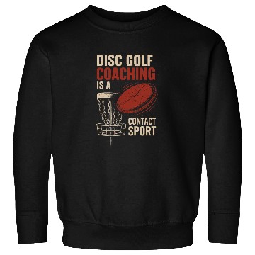 Discover Disc Golf Coach Sweatshirts Disc Golf Instructor Frisbee