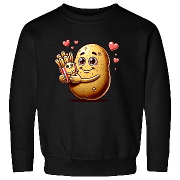 Discover Potato Loves Fries Sweatshirts