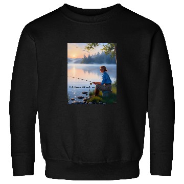 Discover I Fish Because God Said I Can Sweatshirts