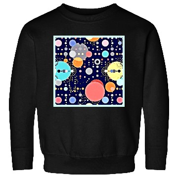 Discover Joyful Bubble Universe Vision Sweatshirts