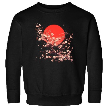 Discover Floral Japanese Nature Scene Sweatshirts
