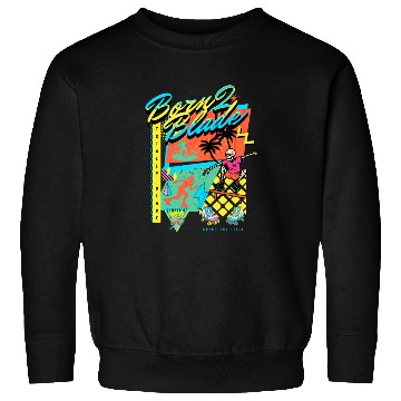 Discover Born 2 Blade 90s Nostalgia Design Sweatshirts