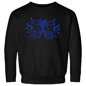 Discover 2 octopus devil hell team friends satan evil sweet Sweatshirts