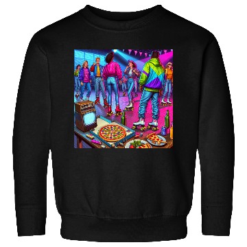 Discover Vibrant Retro Festival Gathering Sweatshirts