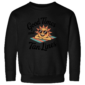 Discover Sunshine Sunset Tan Lines Artwork Sweatshirts