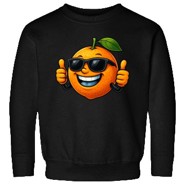 Discover Cool sweet orange cartoon summer fruit Sweatshirts