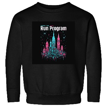 Discover Ruin Program - Cyberpunk Neon Art Design Sweatshirts
