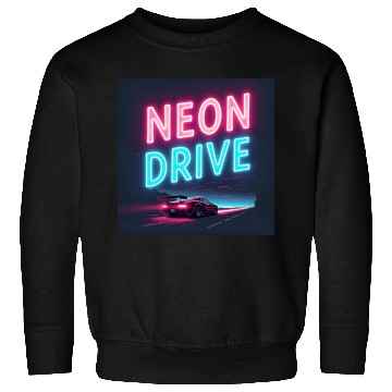 Discover Neon Drive - Retro Synthwave Design Sweatshirts