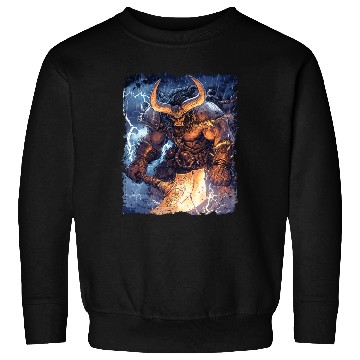 Discover Storm Warrior with Axe and Primal Fury Sweatshirts