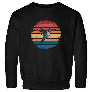 Discover Retro Vintage Hummingbird Lover Nature Gifts Sweatshirts