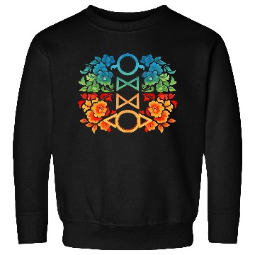 Discover Geometric Floral Pattern Sweatshirts