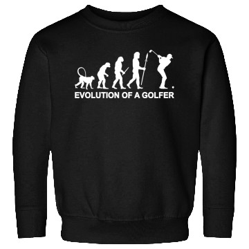 Discover Evolution of a Golfer Sweatshirts