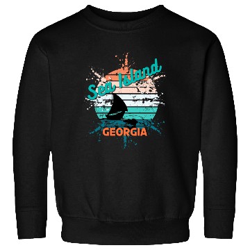 Discover Seaside Serenity Georgia Graphic Sweatshirts