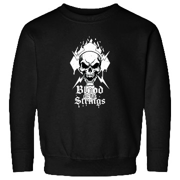 Discover Dark Skull with Lightning and Faith Text Sweatshirts