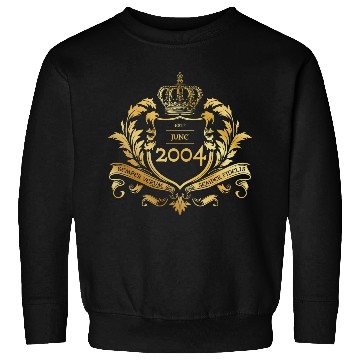 Discover 21st birthday Semper Verum - Established 06/2004 Sweatshirts