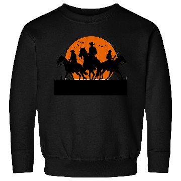 Discover Western Sunset Ride Sweatshirts