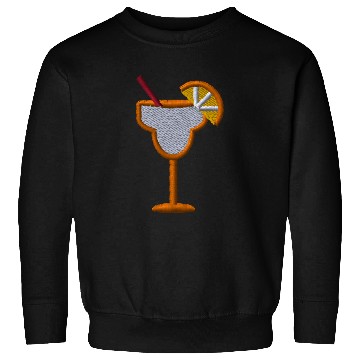 Discover Cocktail orange embroidered Sweatshirts