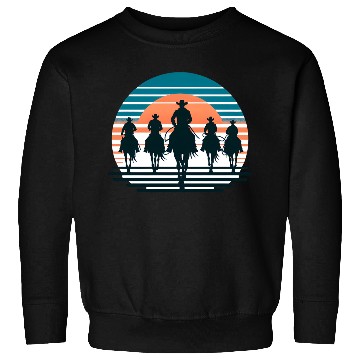 Discover Vintage Cowboy Silhouette Sweatshirts